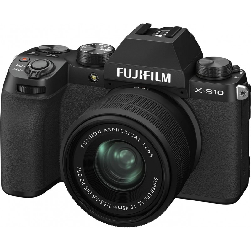 Fujifilm X-S10+ XC 15-45mm F3.5-5.6 Kit Black