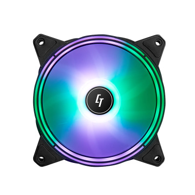 Chieftec Корпусний вентилятор Chieftronic NOVA ARGB, 120мм, 1600rpm, 4pin PWM+3pin ARGB, 24dBa
