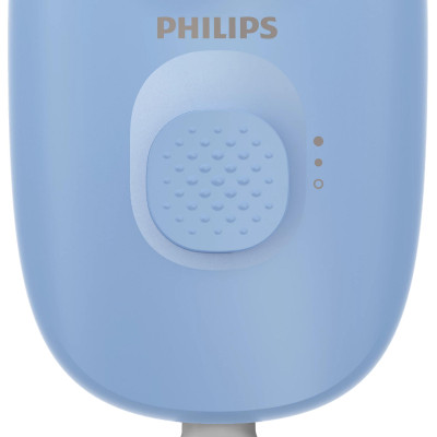 Philips Епілятор Series 2000 дисковий, від мережі, сух., насадок-2, з підсвіткою, блакитний