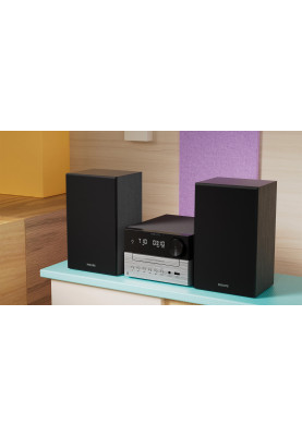 Philips Мікросистема TAM3205M2 20Вт, FM, CD, USB, Audio-in, Wireless