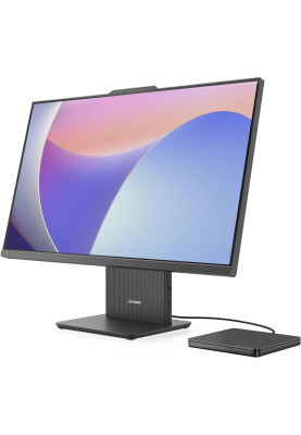 Lenovo Комп'ютер персональний моноблок Lenovo IdeaCentre AIO 27ARR9 27" FHD IPS AG, AMD R5-7535HS, 16GB, F512GB, UMA, кл+м, без ОС, сірий
