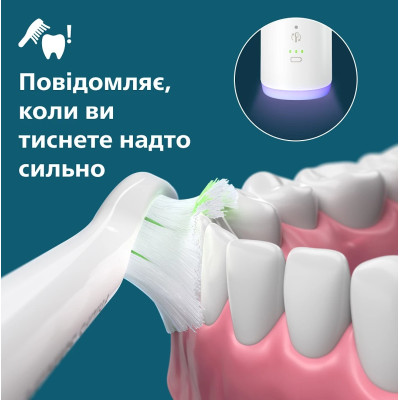 Philips Щітка зубна електр., Sonicare 7100 Series, 62т. колів/хв, насадок-1, футляр, білий