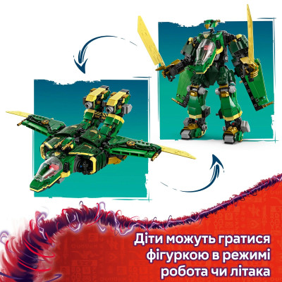 LEGO Конструктор  Ninjago Реактивний робот Ллойда