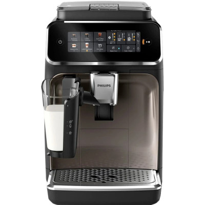 Philips Кавомашина Philips Series 3300 1.8л, зерно + мелена, автомат.капучинатор, дисплей, авторецептів - 6, чорний