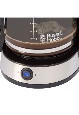 Russell Hobbs Кавоварка Heaton, 1.25л, мелена, чорно-срібний