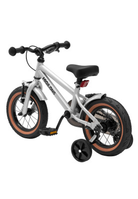 Miqilong Дитячий велосипед ST 12" сріблій