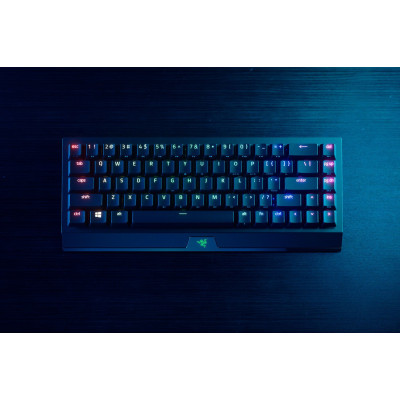 Razer Клавіатура гравця BlackWidow V3 Mini HyperSpeed Green Switch WL/BT/USB RU RGB, Black