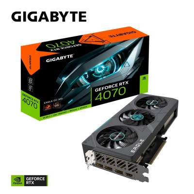 Gigabyte Відеокарта GeForce RTX 4070 12GB GDDR6X EAGLE OC