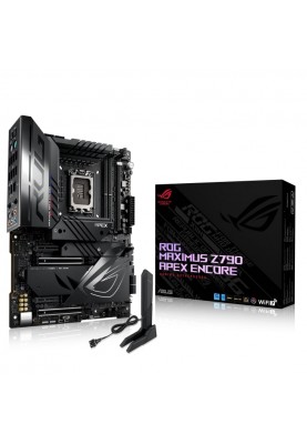 ASUS Материнcька плата ROG MAXIMUS Z790 APEX ENCORE s1700 Z790 2xDDR5 M.2 Wi-Fi BT ATX