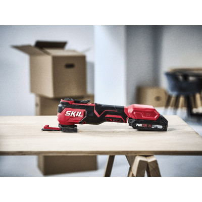 Skil Багатофункціональний інструмент акумуляторний реноватор 3622 CA 20В 11000-17000об·хв кут коливань 3.6° 0.78кг без АКБ і ЗУ