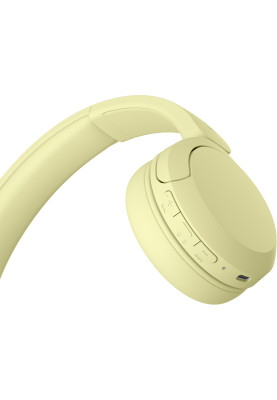Sony Навушники On-ear WH-CH520 BT 5.2, SBC, AAC, Wireless, Mic, Жовтий