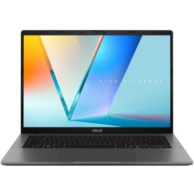 ASUS Ноутбук ASUS Vivobook S 14 S3407QA-KP003W 14" 2.5K IPS, Snapdragon X1 26 100, 16GB, F512GB, UMA, Win11, Сірий