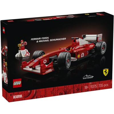 LEGO Конструктор LEGO Icons Ferrari F2004 та Michael Schumacher