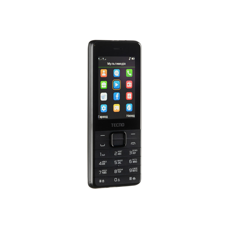 TECNO Мобільний телефон T454 2SIM Black