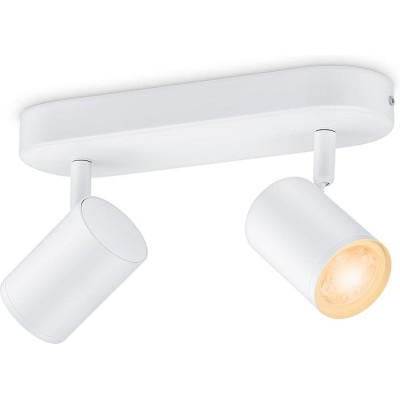 WiZ Світильник точковий накладний розумний IMAGEO Spots, 2х5W, 2200-6500K, RGB, Wi-Fi, білий
