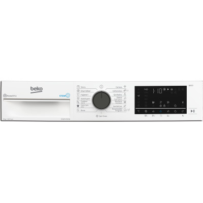 Beko Пральна машина фронтальна, 9кг, 1400, A+++, 55см, дисплей, SMART, ПАР, інв., білий