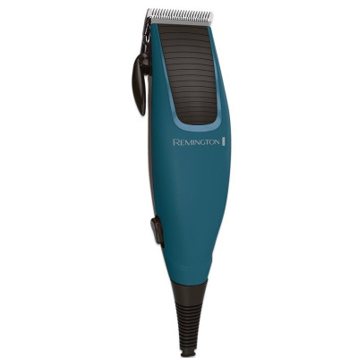 Remington Машинка для стрижки Apprentice, від мережі, роторний мотор, насадок-5, титан.напил., синій