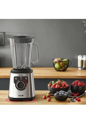 Tefal Блендер стаціонарний Perfect mix+, 1200Вт, чаша-1750мл, скло, сталь-чорний