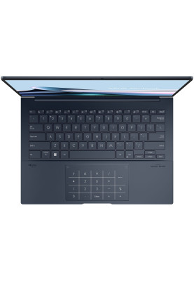 ASUS Ноутбук Zenbook 14 UX3405MA-PP301X 14" 3K OLED, Intel Ultra 9 185H, 32GB, F1TB, UMA, Win11P, Синій