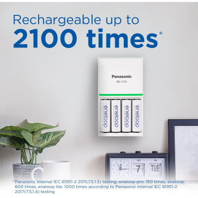 Panasonic Акумулятор Eneloop NI-MH AA 2000 мАг, 2 шт.