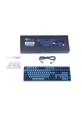 Akko Клавіатура механічна 3108DS Ocean Star 108Key, CS Pink V2, USB-A, EN/UKR, No Led, Блакитний