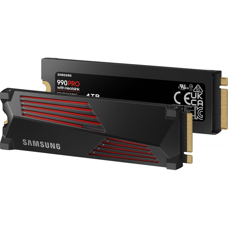 Samsung Накопичувач SSD M.2 4TB PCIe 4.0 990PRO + радіатор