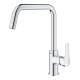 Grohe Змішувач для кухні Via, довж.виливу - 228мм, поворотний, 1важіль, хром