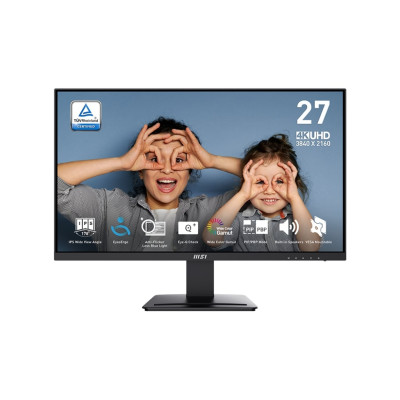 MSI Монітор 27" PRO MP273U 2xHDMI, DP, MM, IPS, 3840x2160, 4ms, sRGB 130%, AdaptiveSync