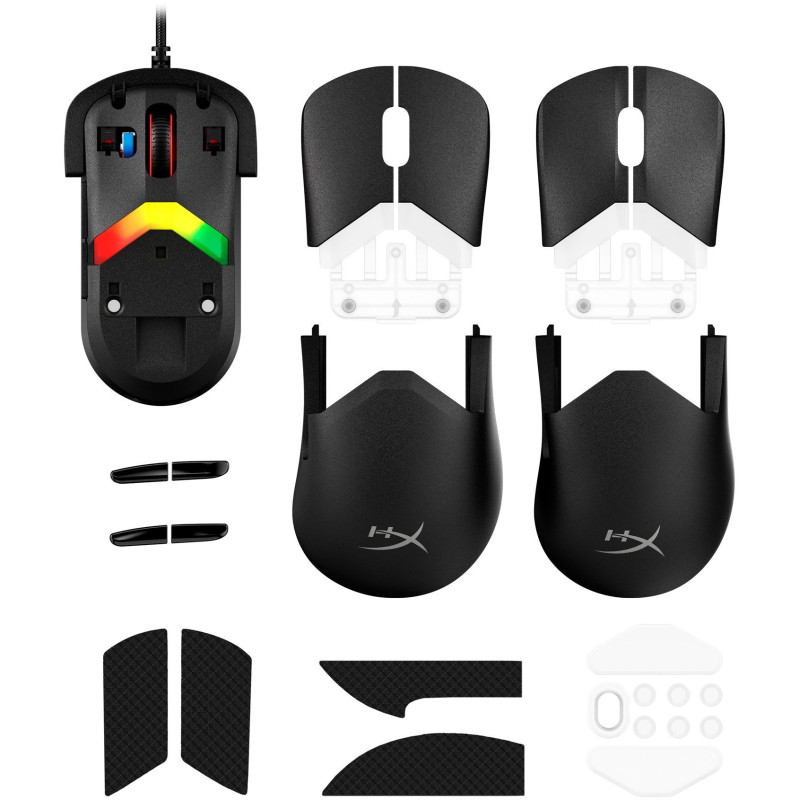 HyperX Миша Pulsefire SAGA, RGB, USB-A, чорний