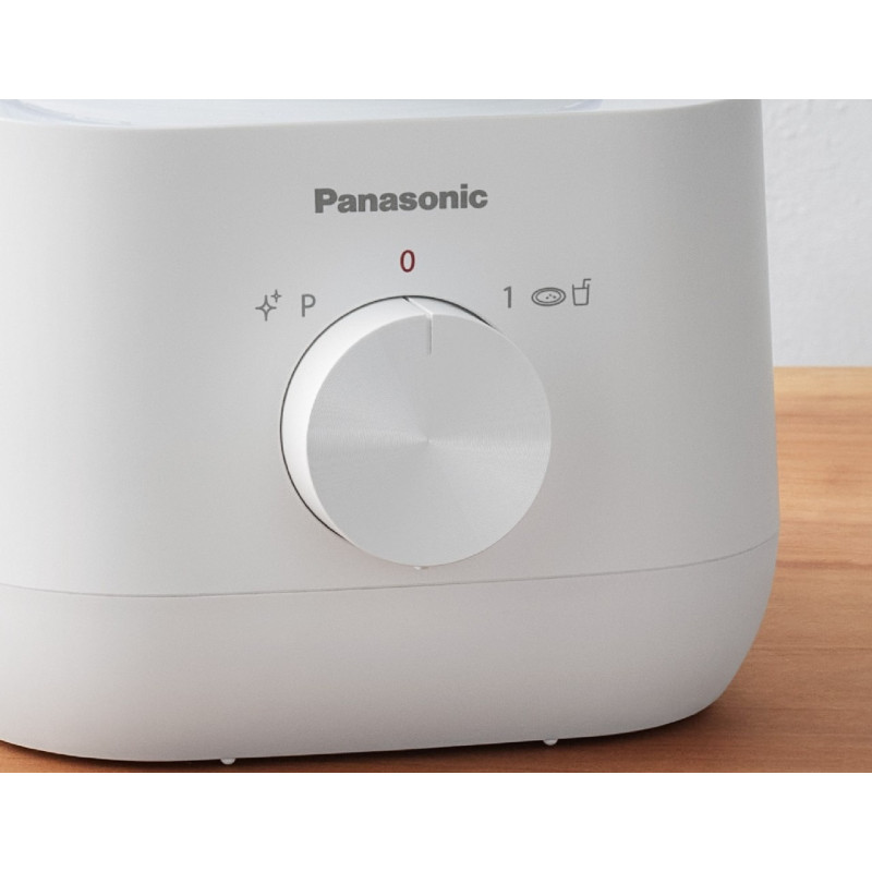 Panasonic Блендер стаціонарний, 450Вт, чаша-1350мл, млин., для спецій, білий Panasonic Блендер стаціонарний, 450Вт, чаша-1350мл, млин., для спецій, білий