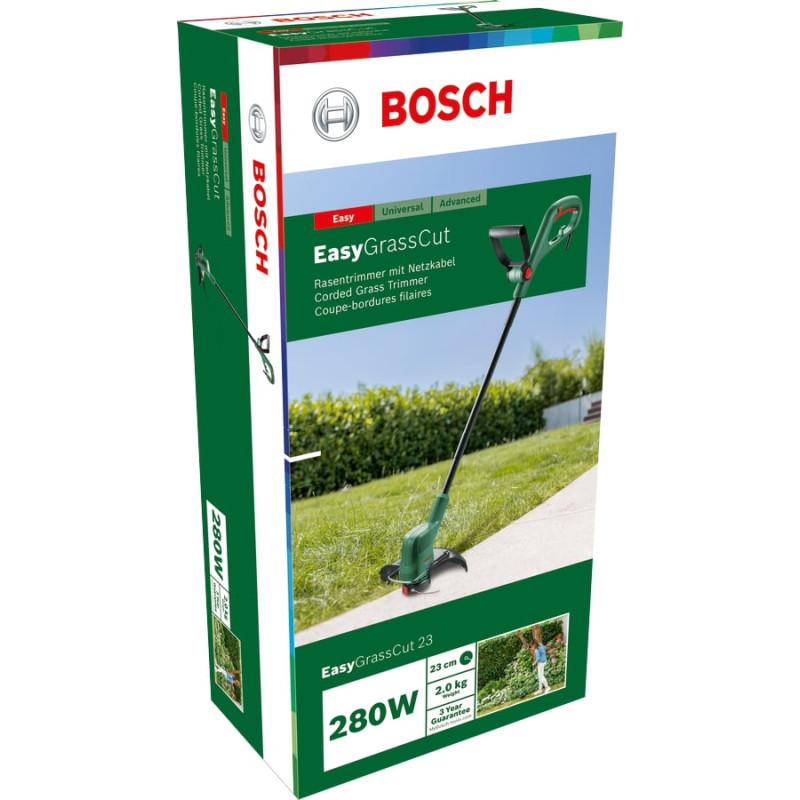 Bosch Тример садовий EasyGrassCut 23, 280Вт, 23 см, ліска, 1.9 кг