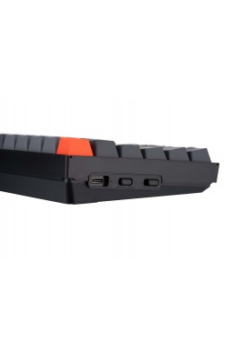 Keychron Клавіатура механічна K4 100Key, Gateron G PRO Brown, BT/USB-A, EN/UKR, RGB, Чорний