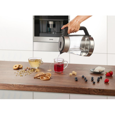 Gorenje Електрочайник 1.7л, 2,200 Вт, скло, нерж