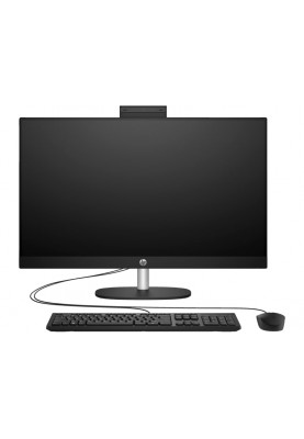 HP Комп'ютер персональний моноблок All-in-One 27" FHD IPS AG, Intel i3-1315U, 16GB, F512GB, UMA, WiFi, кл+м, DOS, чорний