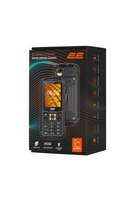 2E Мобільний телефон R240 2024 2.4" 2SIM, 1800мА•год, чорний