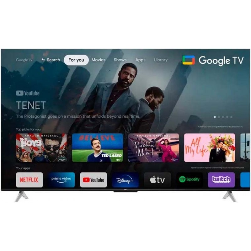 TCL Телевізор 43" LED 4K 60Hz Smart Google TV Titan