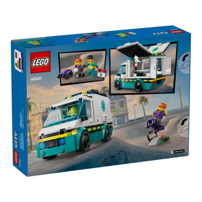 LEGO Конструктор LEGO City Швидка допомога LEGO Конструктор LEGO City Швидка допомога