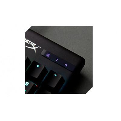HyperX Клавіатура Alloy Origins Red USB RGB PBT ENG/RU, Black