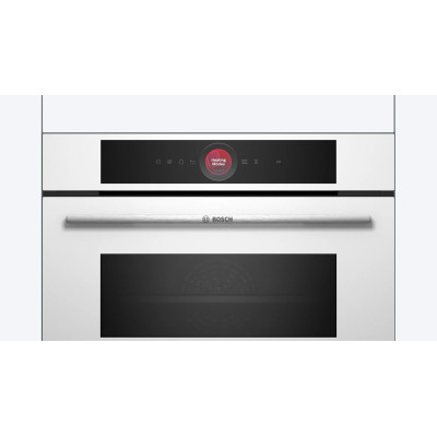 Bosch Духова шафа електрична компактна, 45л, A, дисплей, конвекція, ф-ція мікрохвиль, білий