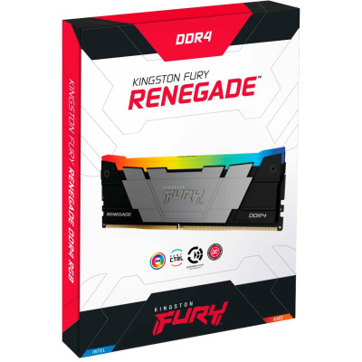 Kingston Пам'ять ПК DDR4 32GB KIT (16GBx2) 3600 FURY Renegade RGB