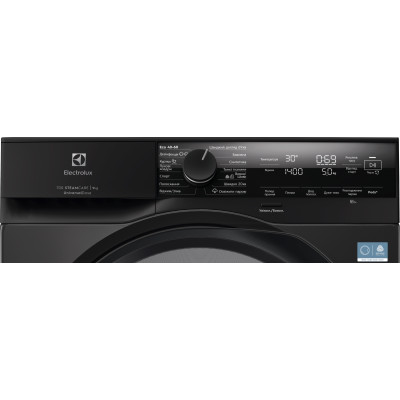 Electrolux Пральна машина Electrolux фронтальна, 9кг, 1400, A, 66см, дисплей, пара, інвертор, universaldose, сріблястий темний