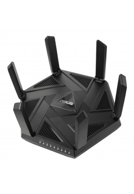 ASUS Маршрутизатор RT-AXE7800 Wi-Fi 6E 3xGE LAN 1xGE WAN 1x2.5GE LAN/WAN 1xUSB3.2 MU-MIMO OFDMA MESH gaming