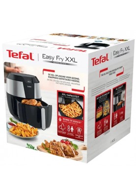 Tefal Мультипіч Easy Fry XXL, 1850Вт, чаша-5.6л, сенсорне керув., 8 програм, пластик, нерж. сталь-чорний