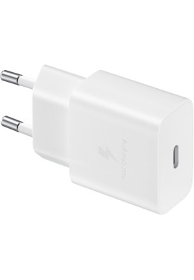 Samsung Зарядне пристрій мережевий 15Вт USB-С, кабель USB-C > USB-C, 1м, білий