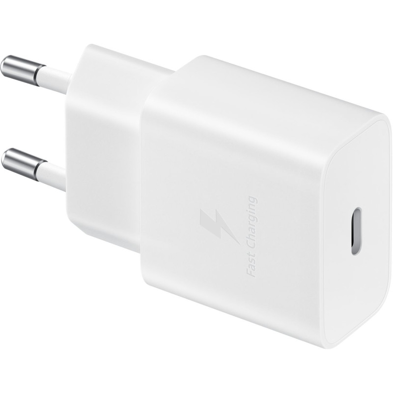 Samsung Зарядний пристрій мережевий 15Вт USB-С, кабель USB-C > USB-C, 1м, білий