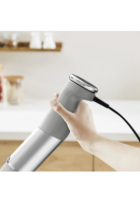 Tefal Блендер заглибний Quickchef+ 1000Вт, 3в1, чаша-800мл, чопер-500мл, турборежим, сріблясто-сірий