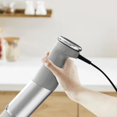 Tefal Блендер заглибний Quickchef+ 1000Вт, 3в1, чаша-800мл, чопер-500мл, турборежим, сріблясто-сірий
