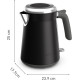 Tefal Електрочайник Tefal Collection 1.68л, Strix, нерж. сталь, чорний