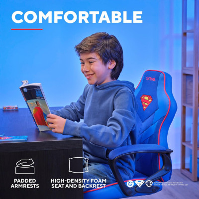 Trust Крісло GXT 703SM Revvo, ПУ кожа, Foldable Armrests, синій Trust Крісло GXT 703SM Revvo, ПУ кожа, Foldable Armrests, синій