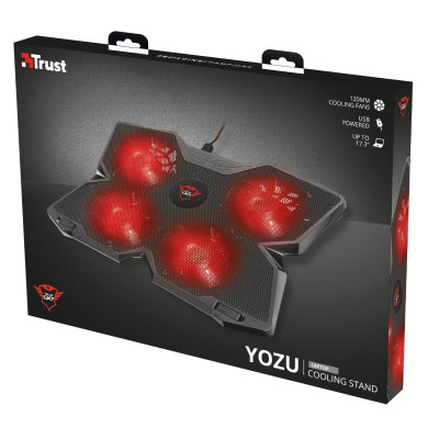 Trust Підставка для ноутбука GXT278 YOZU COOLING (17.3`) RED LED Black Trust Підставка для ноутбука GXT278 YOZU COOLING (17.3`) RED LED Black